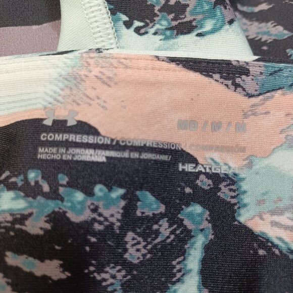 Under‎ Armour Womens Watercolor Print Ankle Leggings Active Yoga Size Medium - Picture 8 of 11